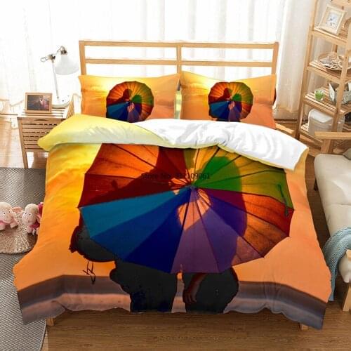 Loving Couple 3d Couple Bedding Sets Luxury Modern Fashion Print Duvet Cover Bed Set Queen Comforter Sets Color Home Textile