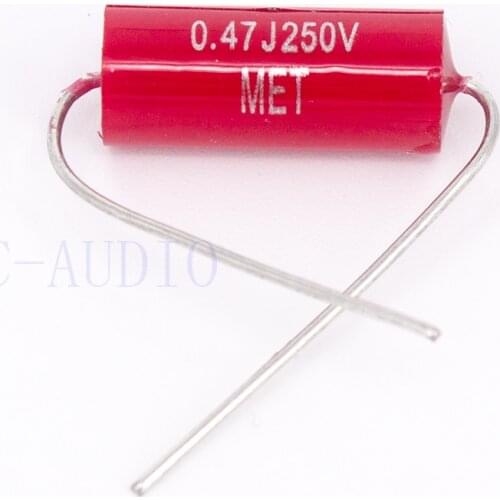 Audiophiler Mkp Capacitor 0.47uf 250VDC 3% HIFI Fever Electrodeless Capacitor Audio Capacitor Coupling Frequency Dividing 0.47uf