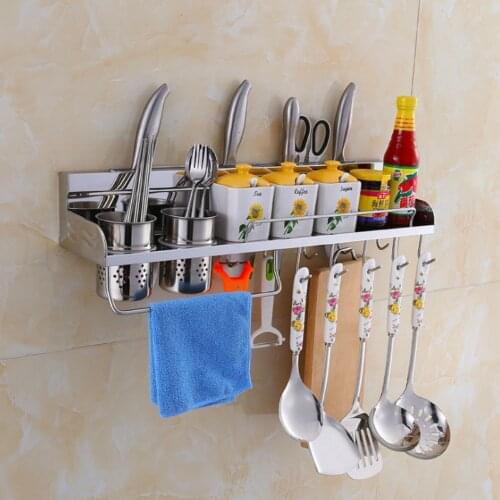 Stainless Steel Kitchen Shelves Storage Rack Bathroom Shelf 60cm