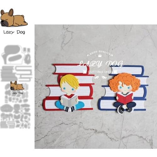 Reading on the sofa Series Metal Cutting Dies Scrapbooking Stencil DIY Craft Embossing Die Cuts Card Making New Dies For 2021