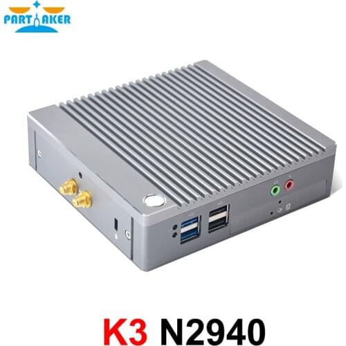 Mini PC Windows 10 Pro Intel Celeron Quad Core N2940 1.83GHz Small Desktop Computer Dual Lan Dual HDMI Support Auto Power On