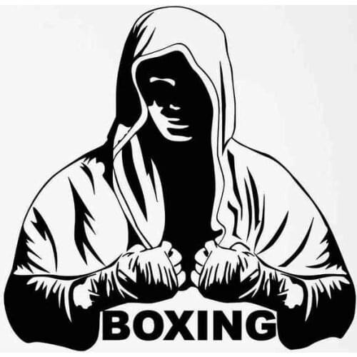 Boxing Glove Sticker Kick Boxer Play Car Decal Free Combat Posters Vinyl Striker Wall Decals Parede Decor