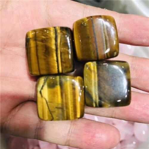 Natural Yellow Tiger Eye Tumbled Stone Healing Reiki Crystal 4pcs