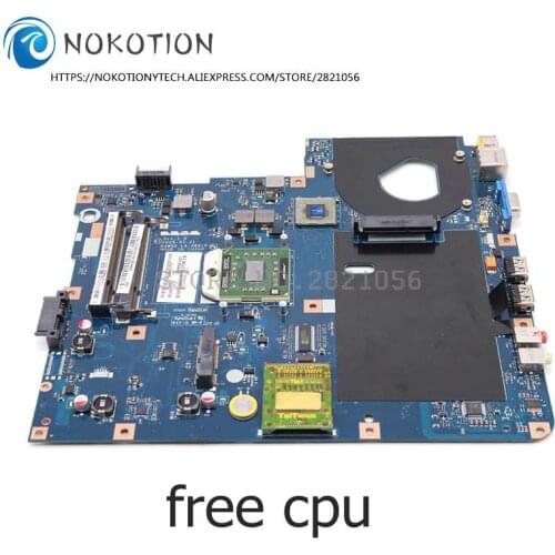 NOKOTION MBPGY02001 MB.PGY02.001 For Acer aspire 5516 5517 5532 5541 Laptop Motherboard LA-4861P LA-5481P Socket S1 Free CPU