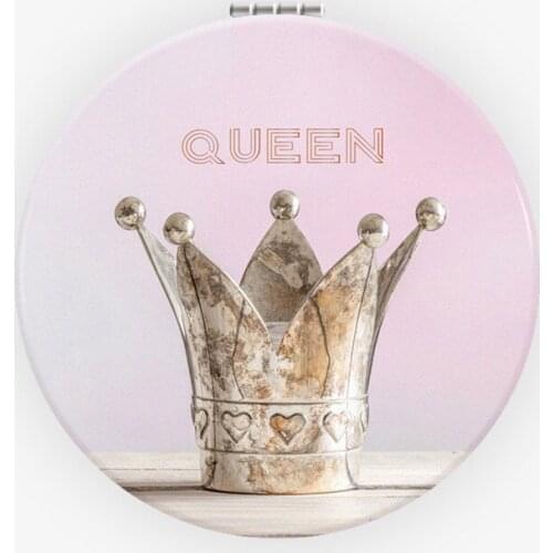 Portable Double-Sided Folding Cosmetic Mirror Female Gifts With Strawberry Pattern Mini Makeup Mirror Compact Pocket Mirrors