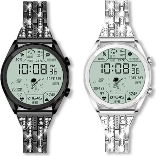 20mm 22mm Exquisite Diamond Strap for HUAWEI WATCH 3 3Pro Band Huawei GT 2 42/46mm GT2 Pro Watch Women Metal Bracelet Wrist Belt