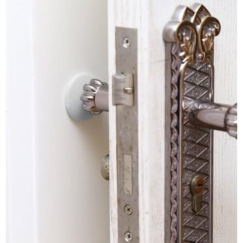 Door Stopper Doorknob Rubber Fender Lock Protective Pad Rubber Crash Pad Home Door Back Wall Protector Savior Shockproof