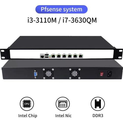 Firewall Mikrotik Pfsense VPN Network Security Appliance Router PC Intel Core I7 3630QM Dual Core 2GB Ram 32GB SSD