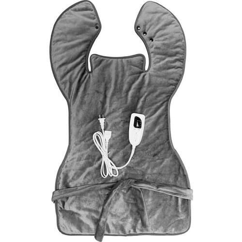 Heat Therapy Heating Pad for Back Shoulder Pain Relief Fast Heating Washable Electric Heating Blanket Winter Shawl