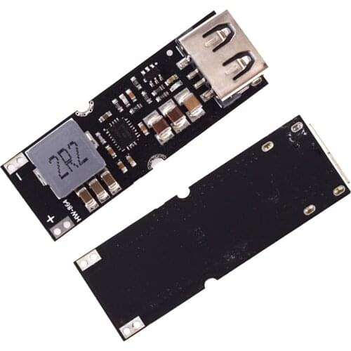 TPS61088 Single Cell Lithium Battery Boost Power Module Board 3.7V 4.2V Liter 5V 9V 12V USB Mobile Phone Fast Charge QC2.0 QC3.0