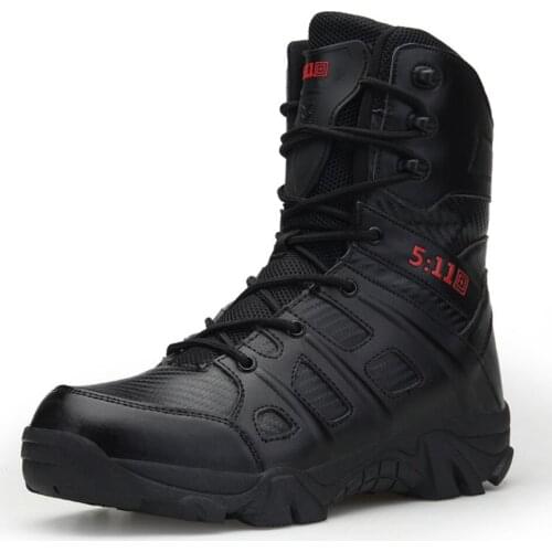 Military boots men outdoor hiking shoes special forces tactical combat boots desert tooling boots Work shoes Martin boots motorc