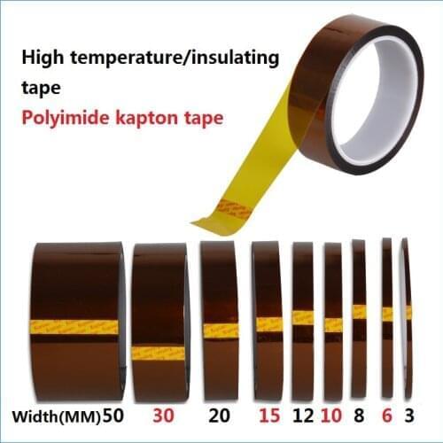 High Temperature Resistant Heat Kapton Tape Polyimide Insulating Thermal Insulation Adhesive Tape Electronics industry welding
