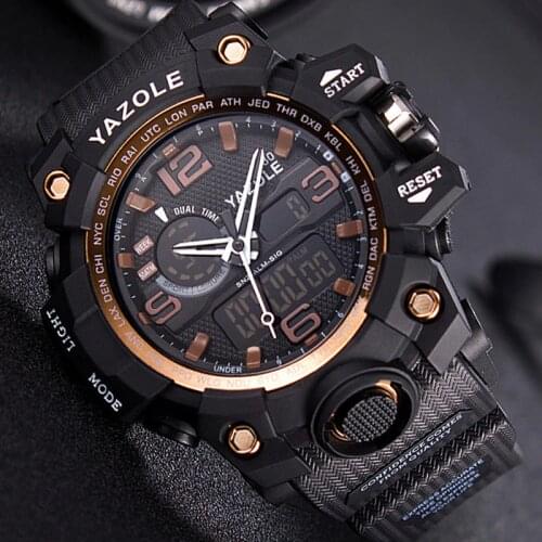 YAZOLE Men's Watch With Double Dial