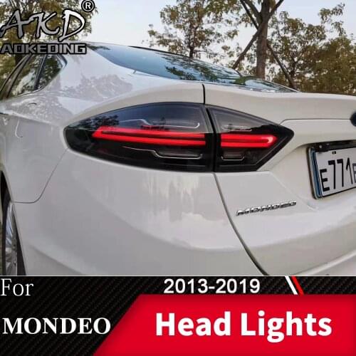 Tail Lamp For Car Ford Fusion 2013-2019 Mondeo LED Tail Lights Fog Lights Day Running Light DRL Tuning Cars Accessories