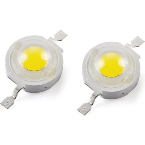 100pcs 1W 3W LED High Power LEDs Cold White Natural White Warm White RGB Red Green Blue Yellow Light Source