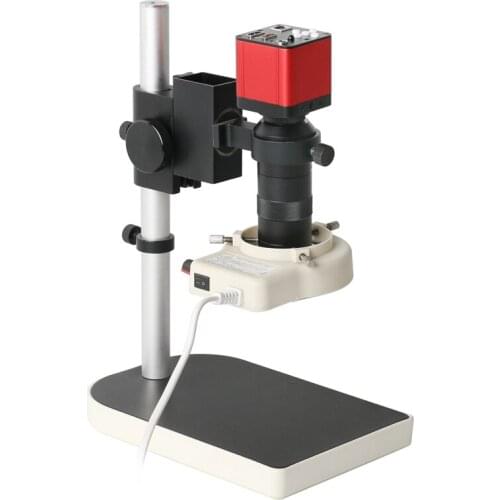 1080P HDMI USB U Disk Storage Video Electronic Digital Repair Microscope Camera 100X C mount Lens For Phone PCB Soldering Repair