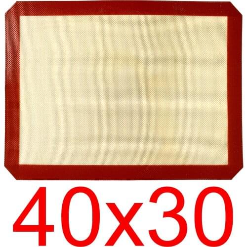 Non-Stick Baking Mats Reusable Food Safe Silicone Rolling-Pin-Silicone-Baking-Mats-SetPastry Mat for Cookie Macaroon Pie Crust