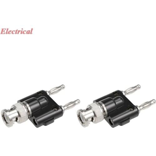 Audio Speaker Cable BNC Male to Dual Stacking Banana Socket Connector