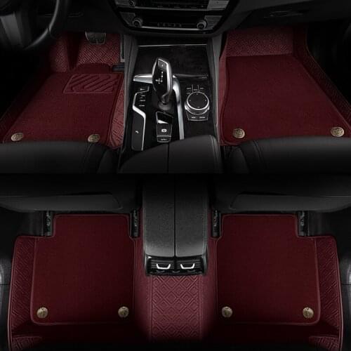 Custom Car floor mats For Kia Sportage Optima Cerato Forte Opirus Carnival Sorento Rio K3 K5 K7 Carens Carnival Bongo foot mats