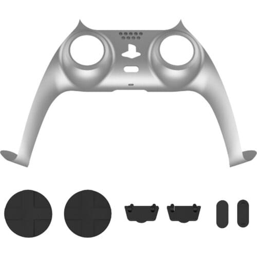 For PS5 Game Controller Decorative Strip Cover + Built-in Mic Speaker Dust Plugs Handle Game Controller Game Handle Cover New