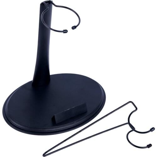 Action Men Display Stand Rack Soldier 6th Dolls Bracket Fit For U-Type Black