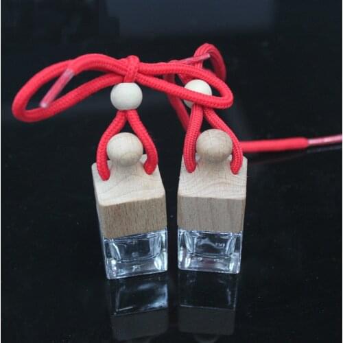 FM676-6ML Quartet Glass Beech Beer Lids Perfume Bottle Empty Car Perfume Bottle Pendant 100PCS/LOT