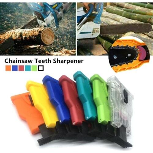 Upgrade Professional Woodworking Chainsaw Tooth Sharpener Sharpening Stone Portable Grinder Tool Small Whetstone Sharpener Tool