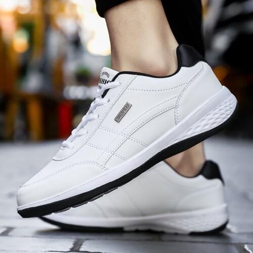 2020 Leather Men Shoes Luxury Brand England Trend Casual Shoes Men Sneakers Breathable Leisure Male Footwear Chaussure Homme