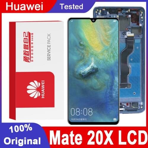 Original 7.2'' FHD 1080 x 2244 Display for Huawei Mate 20X LCD Touch Screen Digitizer Assembly MATE 20 X Display Repair parts