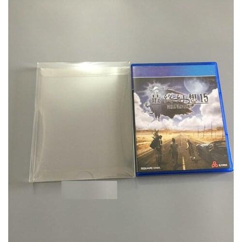 100 pcs Transparent Clear box For PS 4 for Playstation 4 game card box plastic Protector collection storage protective box
