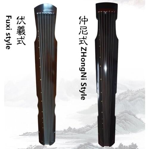 SevenAngel Chinese Guqin Fuxi /ZhongNi HunDun Style Lyre 7 Strings Ancient Zither Chinese Musical Instruments Zither Guqin