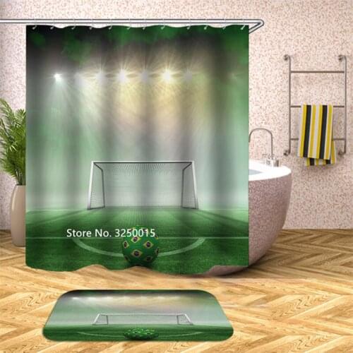 Lovely Cartoon Modern Contracted Shower Curtain Washable Toilet Bathroom Shower Room Waterproof and Mildew Proof with Hook