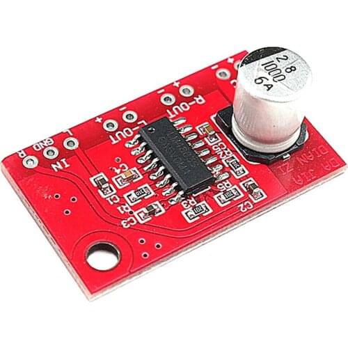 Taidacent 5Pcs LM4863 Dual Channel Digital Power Amplifier Board 3w+3w 2 Channel Sound Amplifier Module Support USB Power Supply