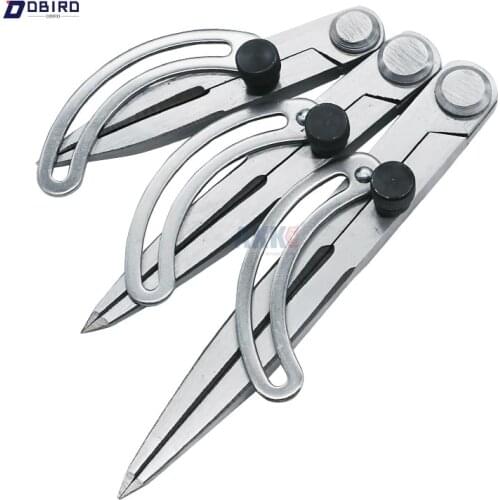 DBIRD Leather Craft Making Rotating Tool Wing Divider Spacing Compasses Edge Creaser Furniture DIY Home Sewing Handmade Tool