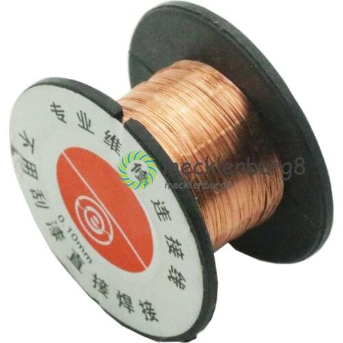 10 pieces. 0.1mm Copper Solder Welding Phone Repair PPA Enameled Reel Wire