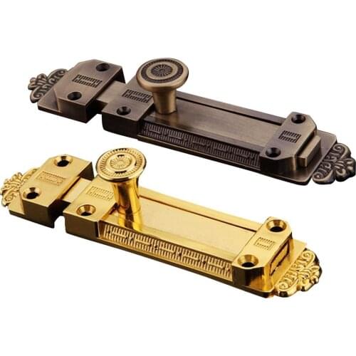 5 Inches Door Latch Vintage Style European Door Latches Slide Bolt For Windows Doors Cabinets #40