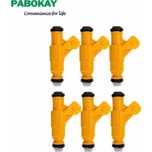 6 PIECES X 2001-1999 For FORD EXPLORER 4.0 V6 SET FUEL INJECTORS 0280155900