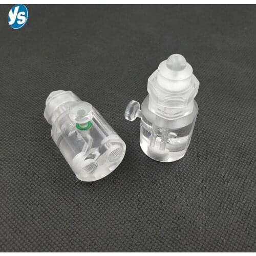 Acrylic Air Atomizing Nozzle, PMMA Plastic Air Water Mixing Mist Nozzle