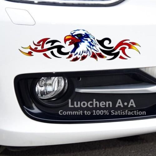 Car Stickers Motorcycle Locomotive Stickers Eagle Hawk Falcon Creative Decals Auto Tuning Styling Waterproof 40*11cm D15