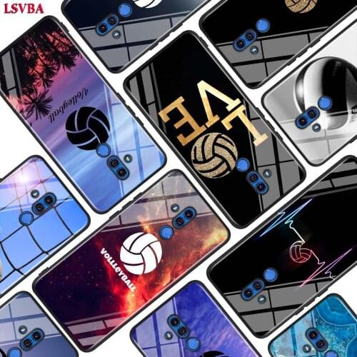 Black Cover Volleyball Sports for Huawei Mate 30 20 20X 10 Lite Y9 Y7 Y6 Y5 Pro Prime Lite 2019 2018 Phone Case