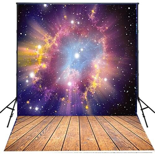 Photography Backdrop Wood 5x7 Starry Sky Glitter Dots Photo Background Backdrops Newborn Baby Birthday Party Photo Studio Props