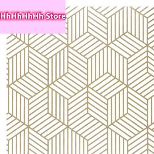 Geometric Hexagon Wallpaper Peel And Stick Wallpapers Removable Self Adhesive Wallpaper Vinyl Paper For Bedroom Home Decoration