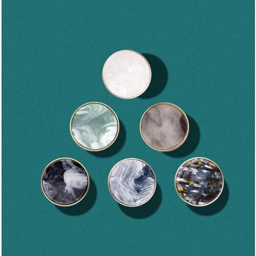 Brass Furniture Handles Elegant Door Knobs and Handles for Cabinet Kitchen Cupboard Drawer Pulls Wall Hanging Hooks Shell Resin