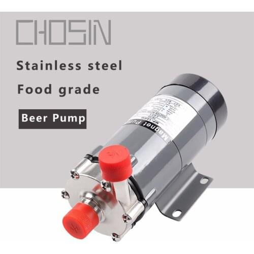 Stainless Steel Wort cycle brewing water Pump Food Grade Brewing Magnetic Water Pump Home brew Temperature 140C 1/2" BSP/NPT