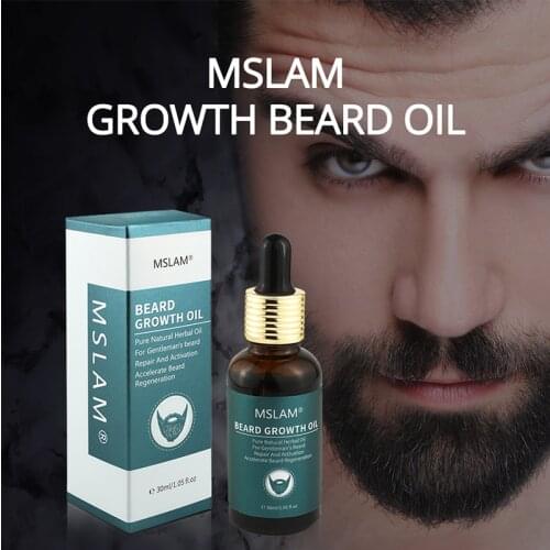 Beard Growth Oil for Beard More Full and Thick, Beard Growth Serum of Plant Extraction, Pure Natural- Promote Beard Hair Growth