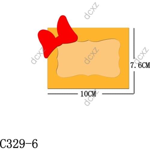 New Card, photo frame Wooden die Scrapbooking C-329-6 Cutting Dies Multiple sizes