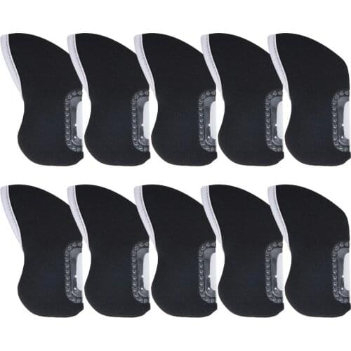 10PCS Golf Iron Cover Sturdy Durable Cue Head Protective Cover Durable Outdoor Golf Accessories