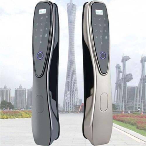 S910 Smart Tuya APP Biomertic Fingerprint Card Key Password Wifi Lock Smart Door Lock