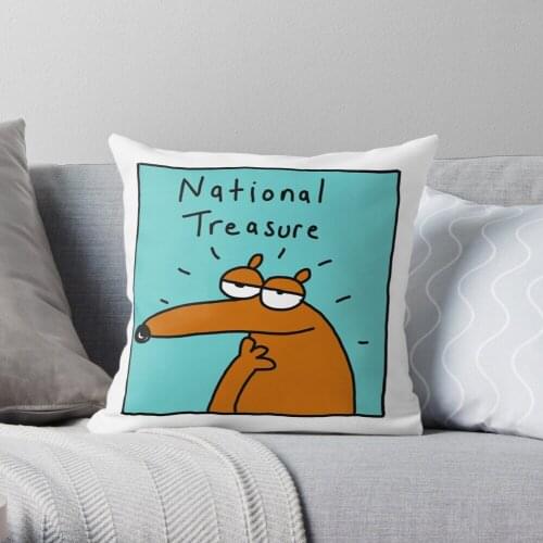 National Treasure Throw Pillow Cushion Cover Polyester throw pillows case on sofa home living room car seat decor 45x45cm