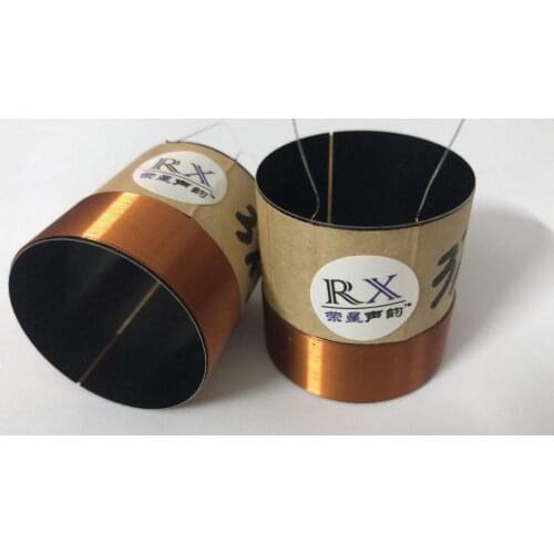 6 pieces ID: 37.5 mm 1.476" horn Drive voice coil skeleton:black aluminous 8 ohm woofer bass loudspeaker speaker